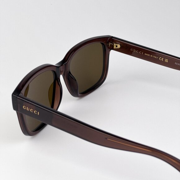 Gucci GG1583S 004 Sunglasses – Brown Square Frame with Brown Lenses main image 7